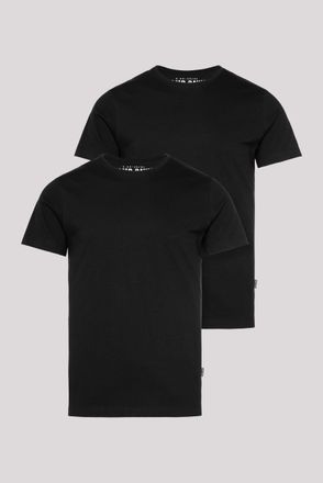 Camp David T-Shirt CAMP DAVID, Herren, Gr. XL, schwarz, Single Jersey, Obermaterial: 100% Baumwolle, unifarben, gerade h&uuml;ftbedeckend, Rundhals, Shirts T-Shirt, i
