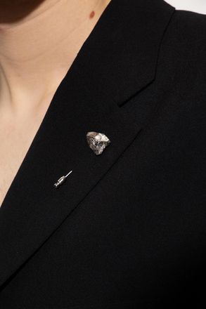 Lanvin Metal Pin, Mens, Silver