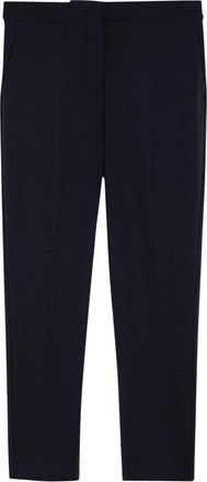 Max Mara Slim-fit Trousers, female, Blue, Size: XL Regular Fit Trousers