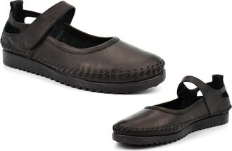 Generic Womens Leather Shoes Ladies Rubber Sole Shoes Size 7 Ladies Comfort Shoe Size 3 Touch Fastening Shoe Touch Fastening Casual Lightweight Real Leather U