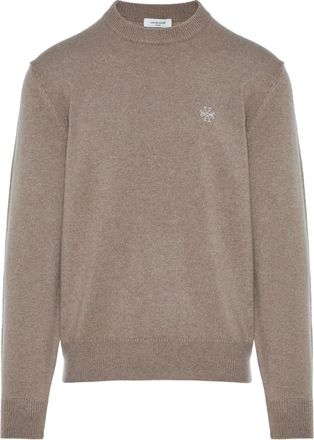 Jacob Cohen Maglione con ricamo logo - Marrone