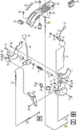 STIGA Sports Cable Choke Park Pro (00-) Original Stiga - 1134-2872-02