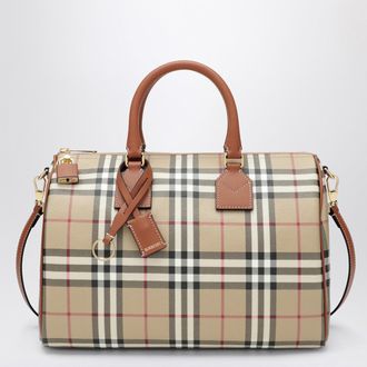 Burberry mittelgro&szlig;e Bowlingtasche mit Karomuster