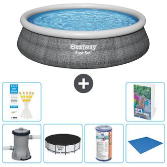 Bestway Piscina Bestway Fast Set Redonda - 457x84 Cm - 7-piezas S341