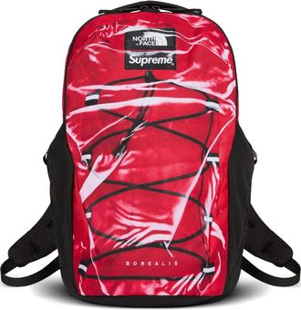 SUPREME x The North Face Zaino Borealis Trompe Loeil Red - Rosso