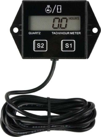 OEM Promozione, Contaore Digitale, Tachimetro, Promemoria Manutenzione, Batteria Sostituibile, Spegnimento Automatico, Utilizzabile Per Tosaerba, Generato