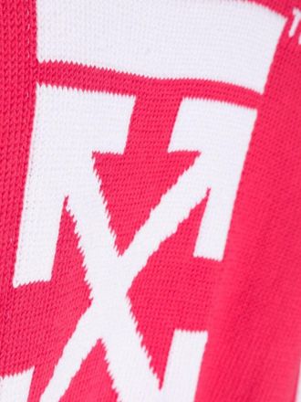 Off-white Knit Dress - Pink