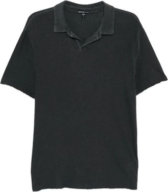 James Perse Polo Slub - Nero