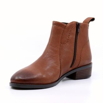 Salvia Womens Nico Ankle Boot In Cuoio