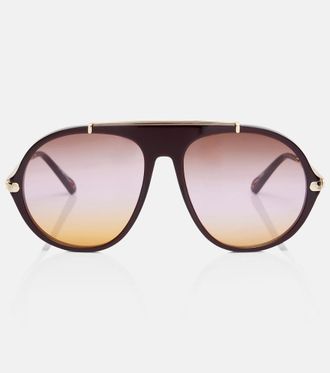 Chlo&eacute; Chlo&eacute; Aly aviator sunglasses