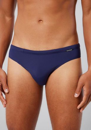 Bruno Banani Badeslip BRUNO BANANI Mini Wave Line 2.0 Swim, Herren, Gr. XXL (8), N-Gr, blau (marine), Elasthan, Polyamid, unifarben, Badehosen Badeslip, mit seitli