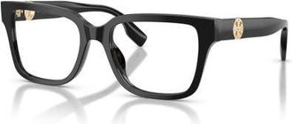 Tory Burch 53mm Square optical glasses in Black at Nordstrom