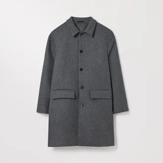 Asket The Wool Coat Charcoal Melange