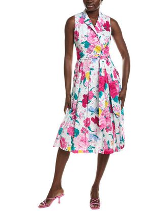 Anne Klein Notch Collar Wrap Dress