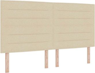 vidaXL Cama Tipo Box Spring Con Colch&oacute;n Crema 180 X 200 Cm Tela Vidaxl