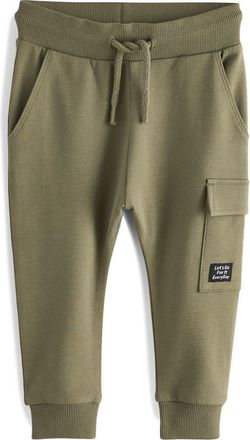 Next Kids Stretch Cotton Cargo Joggers in Green at Nordstrom, Size 2-3T