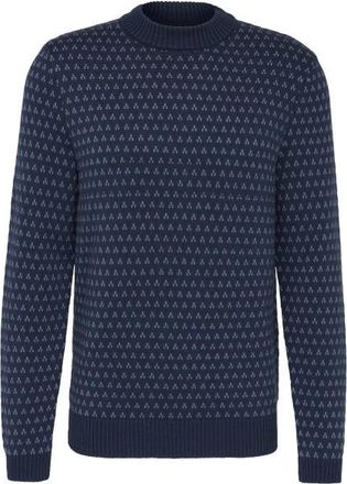 Stoic Heavy MerinoKnit MMXX.Norrbotten Sweater Merinopullover f&uuml;r Herren | blau