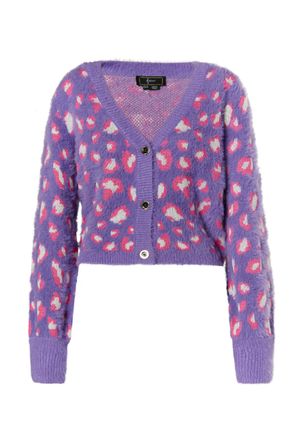 Faina Vest Dames Paars Veelkleurig