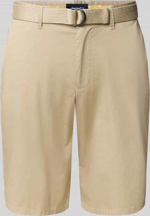 Christian Berg Bermudas mit französischen Eingrifftaschen in Sand, Größe 48