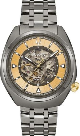 Bulova Grammy Automatic Skeleton Dial Mens Watch 98A294