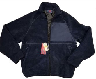 Perry Ellis Mens Pullover Jacket In Navy