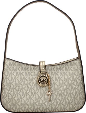 Michael Kors Gold Fabric Womens Handbag