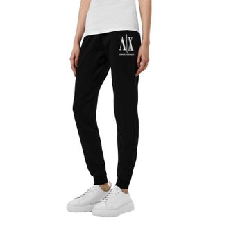 A|X Armani Exchange Dames/Dames Katoenen Joggingbroek (Zwart)