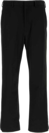 Prada Black stretch polyester pant