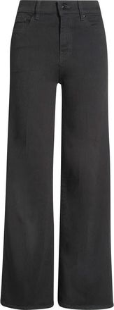 Frame Denim Le Pixie Slim Palazzo Wide Leg Jeans in Black at Nordstrom, Size 33