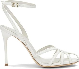 Sergio Levantesi Schoenen, Dames, Wit, 38 1/2 EU, Leer, Raykav 6 Tryde Strappy Sandal