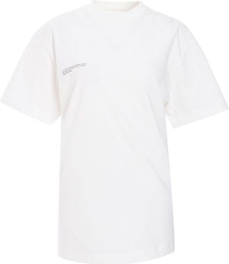 PANGAIA Ruimvallend T-shirt - Beige