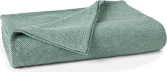 Coyuchi Sequoia Organic Cotton Throw Blanket in Fern at Nordstrom