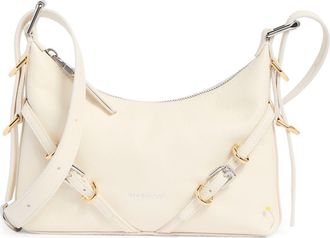 Givenchy Mini Voyou Leather Shoulder Bag in White at Nordstrom Rack