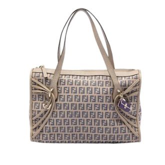 Fendi Pre-owned Vintage Tote - Dames - Vintage Handtas - Beige - ONE Size - Leer - Vintage
