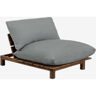 Sklum Sklum - Poltrona reclinabile in legno di acacia Brina