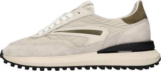 D.A.T.E. Sneakers - Heren - Sneakers - Beige - 42 EU - Leer - Schoenen