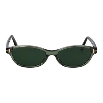 Tom Ford Sunglasses, female, Green, Size: 52 MM Chloe-02 Sunglasses
