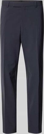 HUGO BOSS Regular Fit Anzughose aus Schurwoll-Mix Modell H-LEON-MM-C-NF in Blau, Gr&ouml;&szlig;e 102