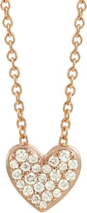 Alinka Collana Caviar Heart in oro rosa 18kt con diamanti