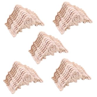 OEM 50 Piezas De Calcoman&iacute;as Florales Talladas En Madera Para Esquinas, Apliques Decorativos Para Marcos De Madera, Figuras Decorativas Para Gabinetes Y M