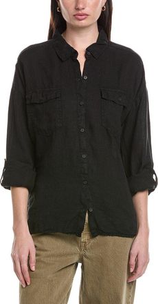 Xcvi Xcvi Whitson Button-Up Linen Shirt
