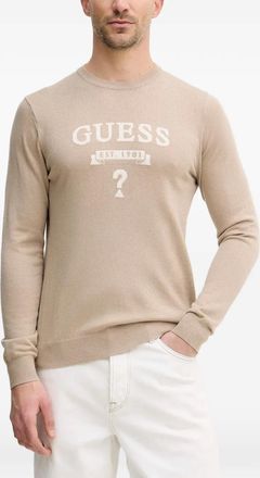 Guess Co Maglione con logo - Toni neutri