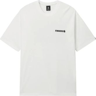 Fingercroxx T-shirt con logo - Bianco