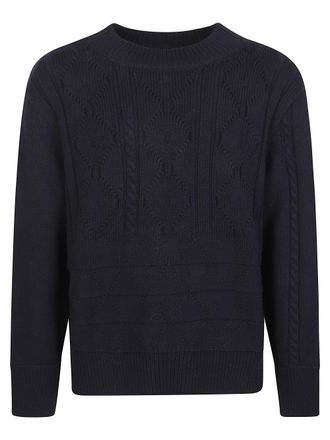 Namacheko Osterly Leather Elbow Patch Sweater