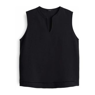 OPUS Sleeveless Top - Dames - Tops - Zwart - Maat: XS Poliester