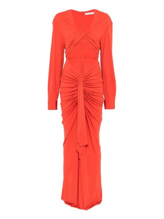 CHRISTOPHER ESBER Vivenda Drape maxi dress - Orange