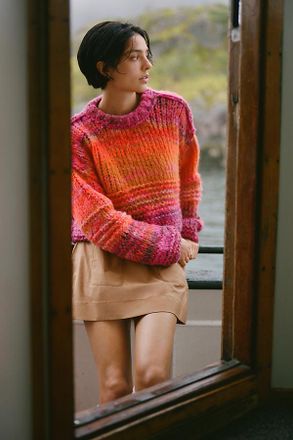 Maeve Chopped Blazer Mini Skirt