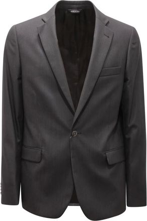 Romeo Gigli Jassen, Heren, Zwart, L, Wol, Ld 446 3R112 Abito Wool Suit