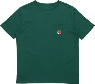 Vans Unisex Embroidery Short Sleeve Green VN0A4URTEGR