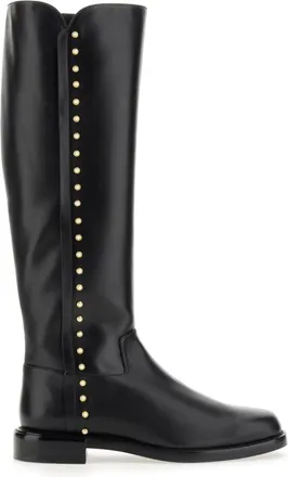 Stuart Weitzman Black Leather Boots